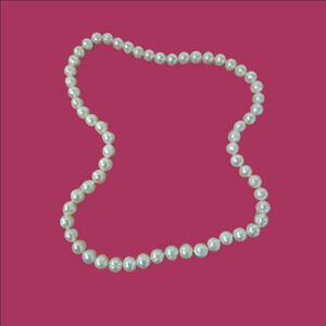 Pearl Necklace Natural 5mm With No Clasp Measures 22 Inches